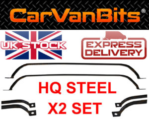 For Renault Trafic Vauxhall Vivaro 01 14 Fuel Tank Strap Support Bracket X2 Set 374365435262