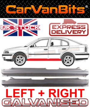 For Skoda Octavia 1 Tour 96 10 Full Sill Repair Body Rust Outer Panel Pair 374505364812