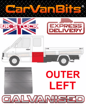 For Sprinter Vw Lt 95 05 Crew Double Cab Rear Door Outer Repair Body Panel Left 375189244212