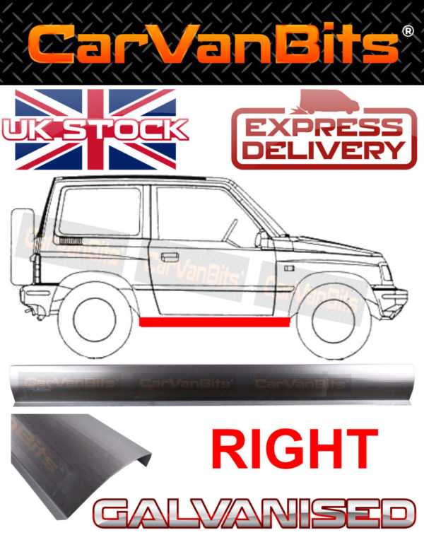 For Suzuki Grand Vitara Ft Gt 97 05 3d Sill Repair Body Outer Rust Panel Right 374191871472