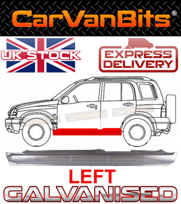 For Suzuki Grand Vitara Ft Gt 97 05 5d Full Sill Repair Body Outer Rust Panel Le 374185180692