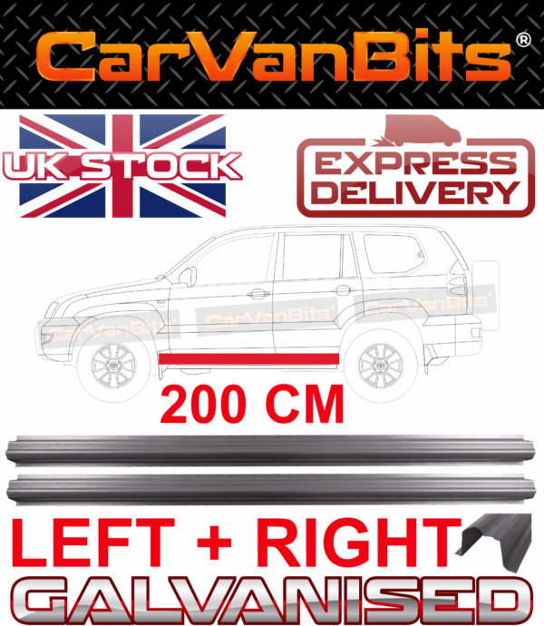 For Toyota Land Cruiser Fj120 J120 5d 03 09 Sill Repair Body Outer Panel Pair 375220163932