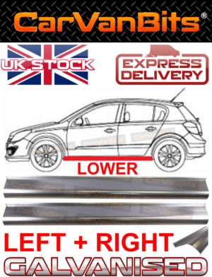 For Vauxhall Astra H Gtc 03 12 Sill Repair Body Rust Lower Outer Panel Pair 374373717862