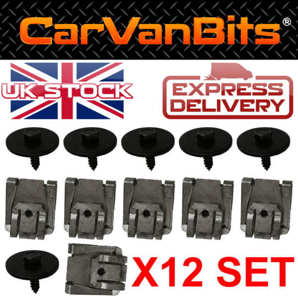 For Vw Crafter 2e 2005 2017 Undertray Under Engine Cover Clip Kit Fixing Clips 375658934052