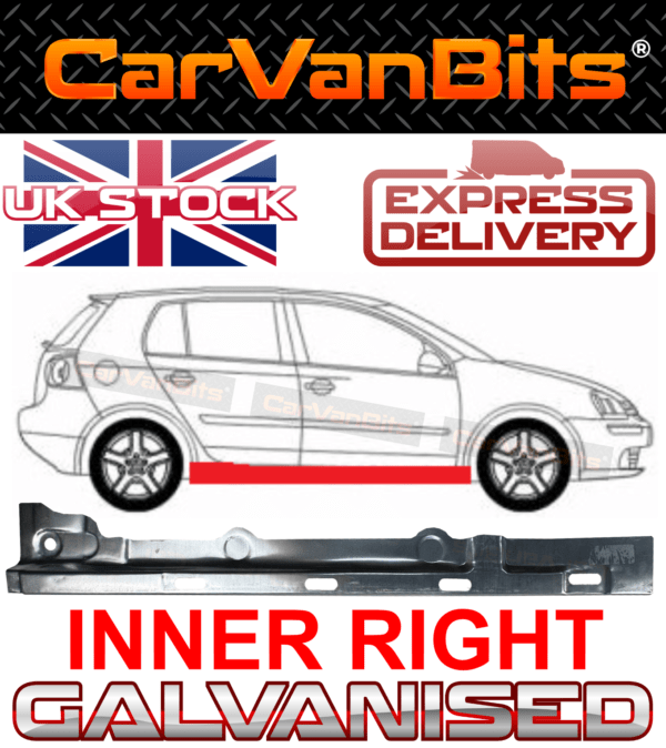 For Vw Golf 5 V Mk5 03 09 5 Door Hatchback Estate Inner Sill Repair Body Panel 375749314802