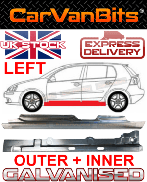 For Vw Golf 5 V Mk5 03 09 5 Door Hatchback Estate Inner Sill Repair Body Panel 375749396182