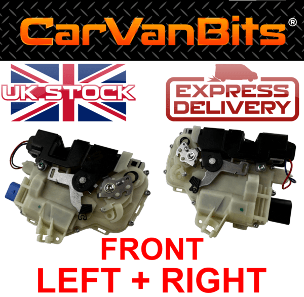 For Vw Golf V 5 Mk5 03 10 Front Door Central Interior Inner Lock Actuator Pair 375597648522