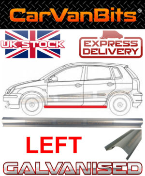 For Vw Polo 9n 01 09 Sill Repair Body Rust Outer Panel Galvanised Left 373848784392