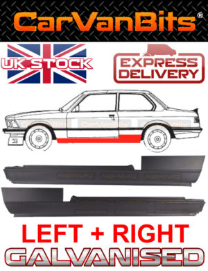 For Bmw 3 E21 75 83 2 Door Full Sill Repair Body Rust Outer Panel Pair 374179356533