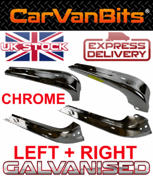 For Bmw 3 E30 24 Door 82 88 Rear Bumper Corner Sill Repair Chrome Molding Panel 375343438233