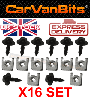 For Bmw 3 E90 E91 E92 E93 Undertray Under Engine Cover Kit Clip Fixing Clips Set 375528333713