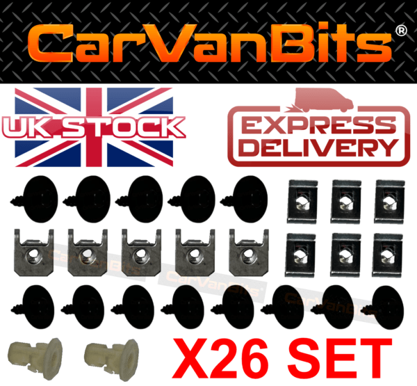 For Bmw X3 F25 2010 2017 Undertray Under Engine Cover Clip Kit Fixing Clips 375526381873