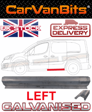 For Citroen Berlingo Partner 08 18 Under Side Sliding Door Sill Repair Panel L 375158129323