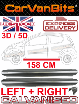 For Citroen C1 Peugeot 107 05 14 3d 5d Sill Repair Body Rust Panel Outer Pair 375631262923