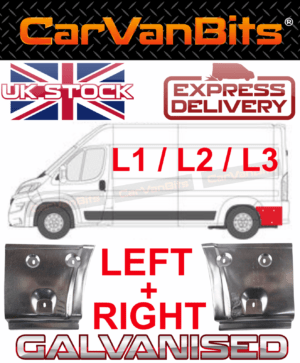 For Fiat Ducato Boxer Relay Jumper 06 Behind Rear Wheel Arch Repair Panel Sill 375168611183