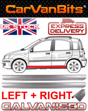 For Fiat Panda 03 12 Sill Repair Body Rust Outer Panel 150cm Pair 374432385253