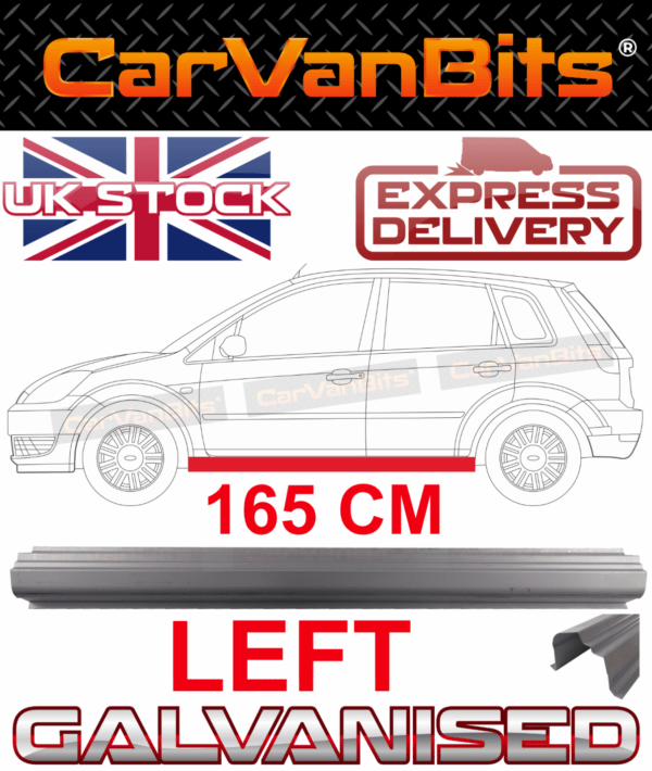 For Ford Fiesta 02 08 35 Door Sill Repair Body Rust Outer Panel Left 375201950743