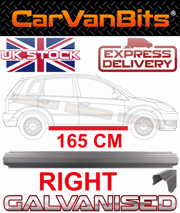 For Ford Fiesta 02 08 35 Door Sill Repair Body Rust Outer Panel Right 375201948033