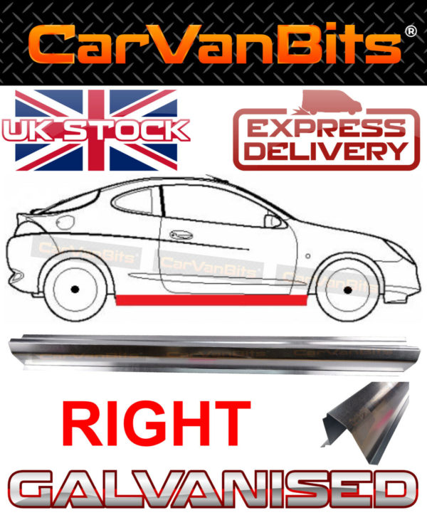 For Ford Puma 97 02 Sill Repair Body Rust Outer Panel Galvanised Right 374259915763