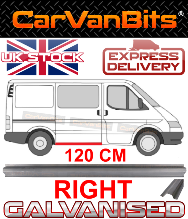 For Ford Transit Mk4 Mk5 85 00 Swb Lwb Under Sliding Door Sill Repair Panel Righ 374505168443