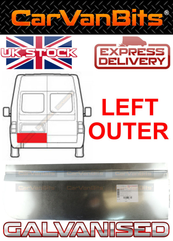 For Ford Transit Mk6 Mk7 00 13 Rear Door Lower Repair Rust Panel Skin Outer Left 373831714303