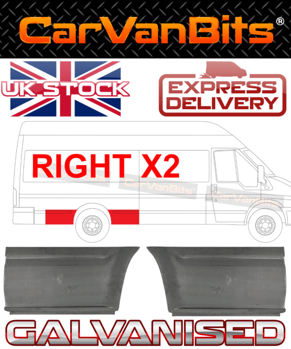 For Ford Transit Mk6 Mk7 00 14 In Front Behind Rear Arch Side Body Repair Panel 375643927783