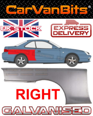 For Honda Prelude V Bb 96 01 Rear Wheel Arch Repair Rust Panel Wing Fender Right 374259915793