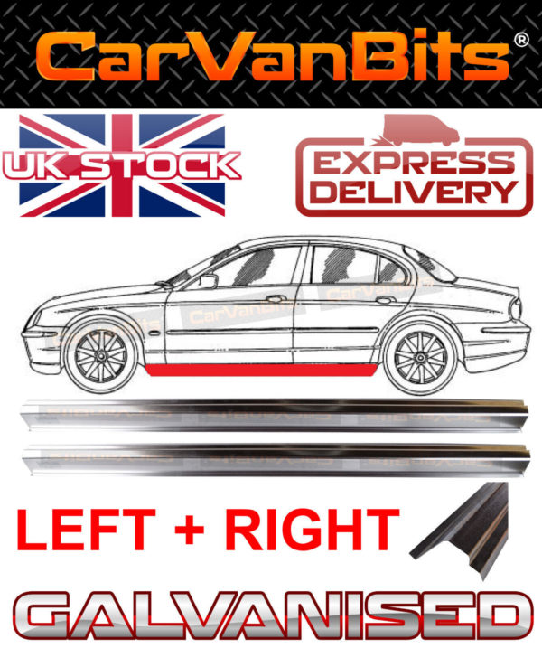 For Jaguar X Type 01 09 Lower Sill Repair Body Outer Rust Panel Pair 200cm 374188976473