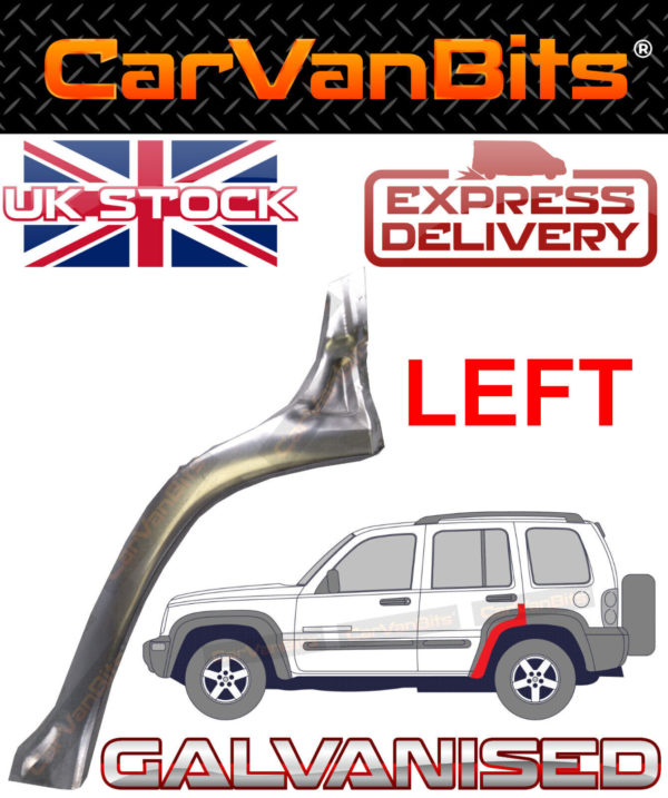 For Jeep Cherokee Liberty Kj 01 08 Rear Wheel Arch Repair Body Rust Panel Left 374403267983