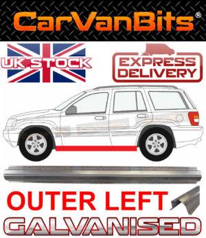 For Jeep Grand Cherokee Wj Wg 98 05 Sill Repair Body Rust Outer Panel Left 374371518943