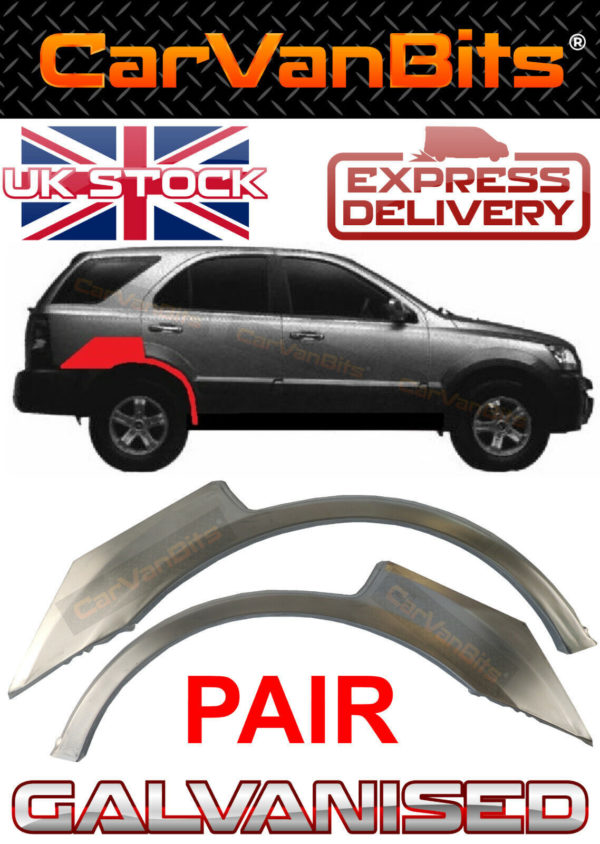 For Kia Sorento 02 09 Rear Wheel Arch Repair Body Rust Panel Wing Fender Set X2 373371387223