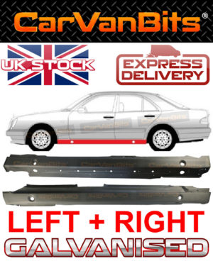 For Mercedes E Class W210 E210 95 03 Full Sill Repair Body Rust Panel Pair 373642841423