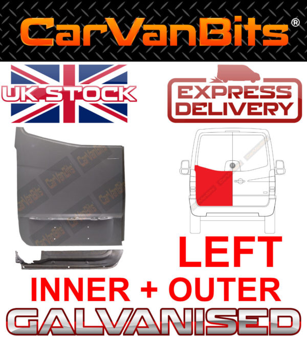 For Mercedes Sprinter Vw Crafter 06 18 Rear Door Skin Repair Panel Inner Outer 374438614133