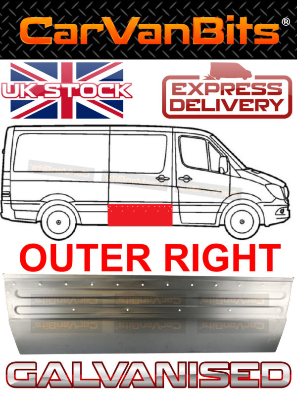 For Mercedes Sprinter Vw Crafter 06 18 Side Sliding Door Repair Body Rust Panel 374406759413