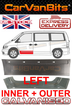 For Mercedes Vito Viano W638 96 03 Front Door Repair Body Rust Panel Left X2 Set 373867770733