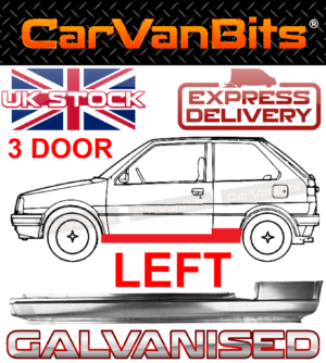 For Nissan Micra K10 3 Door 82 92 Full Sill Repair Body Rust Outer Panel Left 375501855293