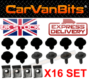 For Nissan Micra K14 2017 Undertray Under Engine Cover Clip Kit Fixing Clips 375526435493