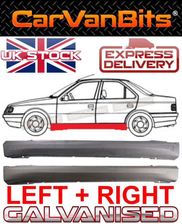 For Peugeot 405 87 96 4 Door Full Sill Repair Body Rust Outer Panel Galvanised 374448986593