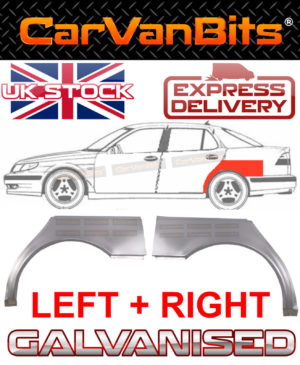 For Saab 9 3 98 02 5 Door Rear Wheel Arch Repair Body Rust Outer Panel Wing Pair 374177518903