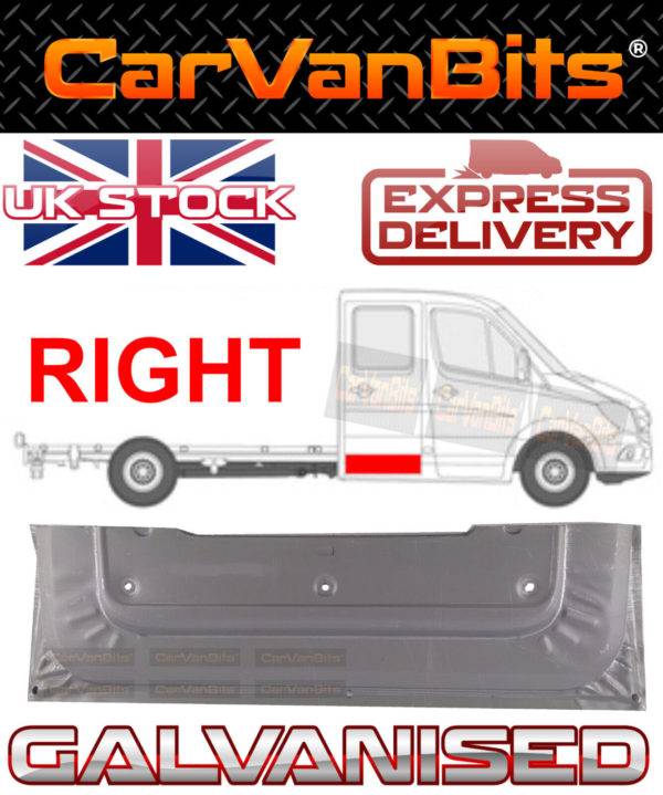 For Sprinter Vw Crafter 06 Double Crew Cab Rear Door Inner Repair Panel Right 374226514903