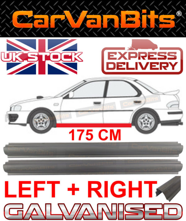 For Subaru Impreza Gc Gf 92 00 Sill Repair Body Rust Outer Panel Pair 373198375183