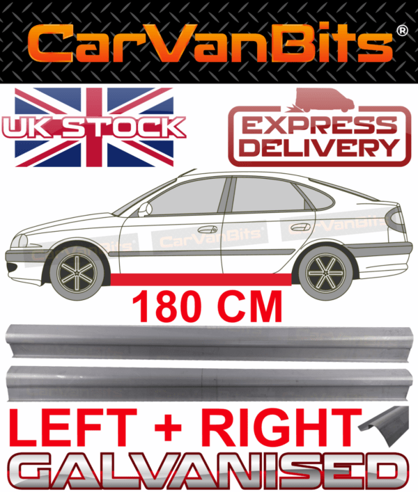 For Toyota Avensis T22 97 03 Sill Repair Body Rust Outer Panel Pair 375220403953