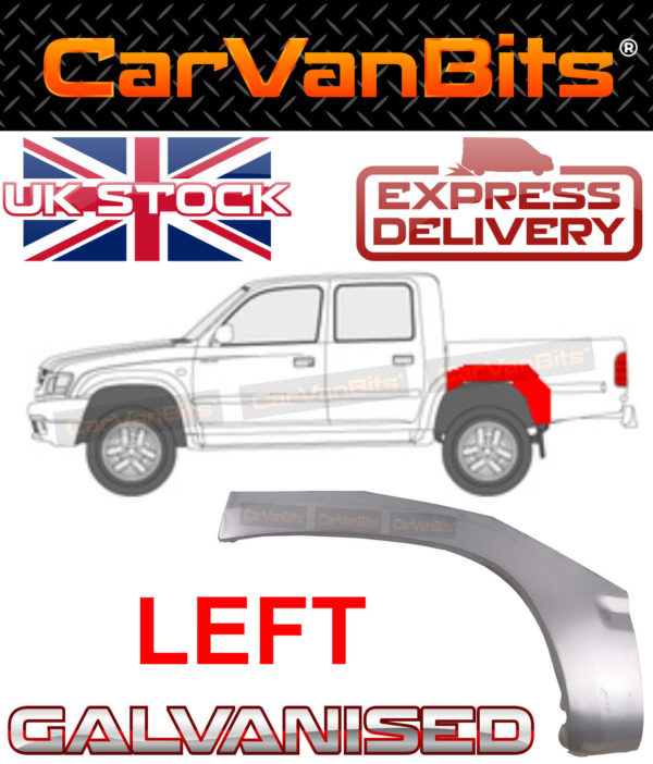 For Toyota Hilux N60 01 05 Rear Wheel Arch Repair Body Rust Outer Panel Left 374183992773