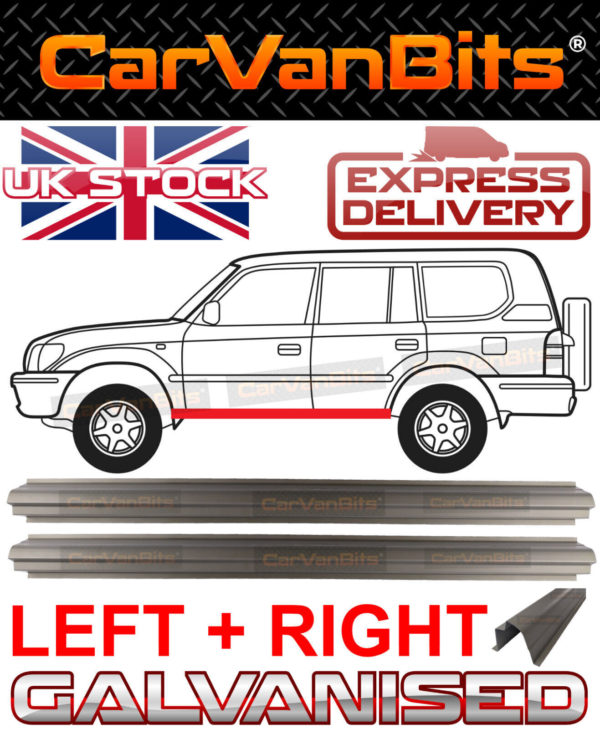 For Toyota Land Cruiser 5 Door J90 Fj90 96 02 Sill Repair Body Rust Panel Pair 373406815063