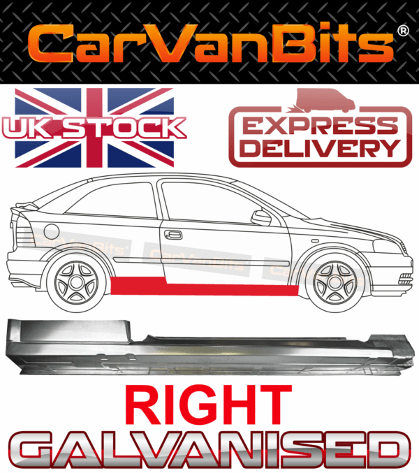 For Vauxhall Astra G 98 09 3 Door Full Sill Repair Body Rust Outer Panel Right 375336961853