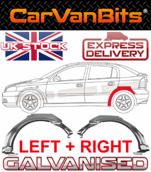 For Vauxhall Astra G 98 09 Saloon Rear Wheel Arch Repair Body Outer Panel Pair 375339128323