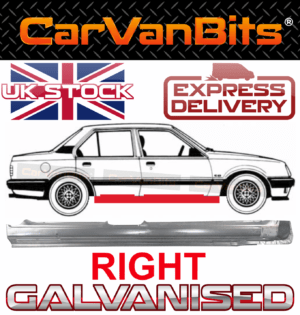 For Vauxhall Cavalier Opel Ascona C 81 88 Full Sill Repair Body Rust Panel Right 375292012453