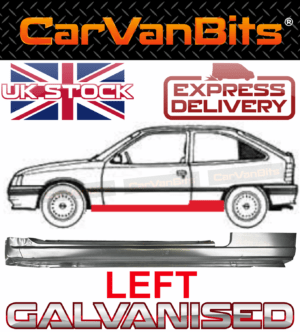 For Vauxhall Kadett E 3 Door 84 93 Full Sill Repair Panel Left 375335935163