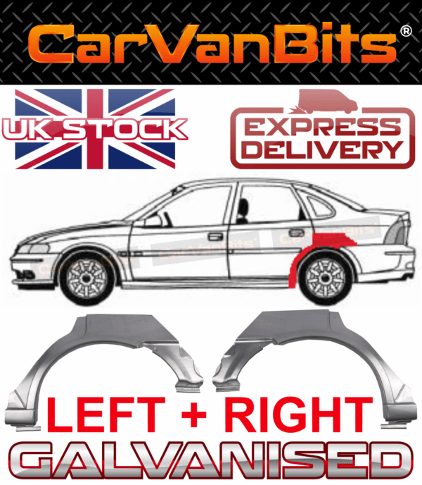 For Vauxhall Opel Vectra B 95 02 4d 5d Rear Wheel Arch Repair Body Panel Pair 375152739783