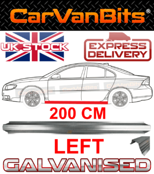 For Volvo S80 06 16 V70 07 16 Sill Repair Body Rust Outer Rocker Panel Left 375545539533